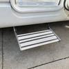 Foldable Step for RV Travel Trailer Lightweight Aluminum Accessory Safe Use