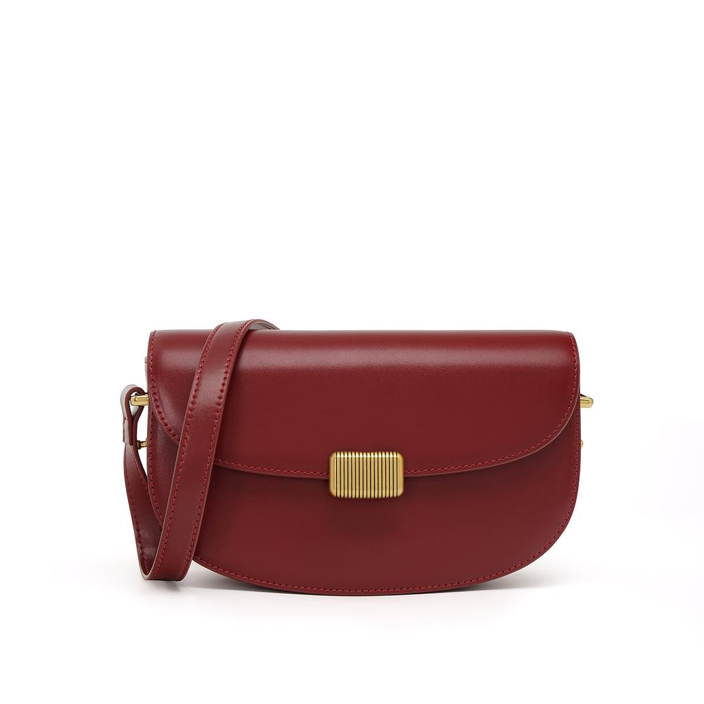 Niche Design Underarm Bag, New High-end Textured Cowhide Shoulder Crossbody Women's Bag