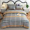 3Pc 100% Polyester Duvet Cover Pillow Case set,No filler,Classic Patterns Printed Skin Friendly Breathable Comfortable Bedding