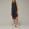 Y-3 SS24 Logo Color Block Loose Ribbed Crew Neck Sleeveless Dress Women Dresses Black IR6244