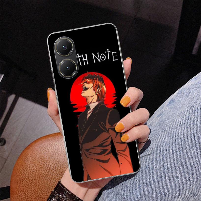 N-Note D-Death Yagami Light Phone Case For Xiaomi Poco X7 X6 X5 Pro F7 Ultra Redmi 15C 15 13C 13 12C 12 10 10A 10C 9 9A 9C 9T Co