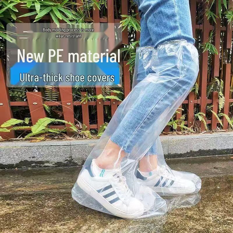 500 Pairs Long High-Top Waterproof Disposable Shoe Covers for Farm and Sea Use