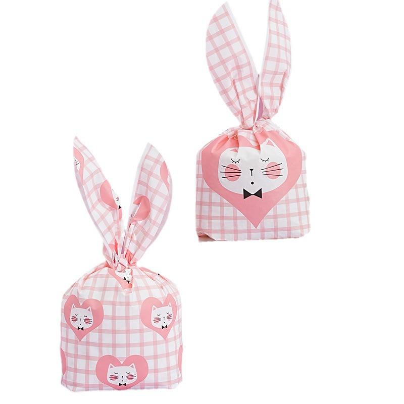 Children's Day Gift Bag: Snowflake Crisps, Snacks, Biscuits, Candy Rabbit Ear Packaging