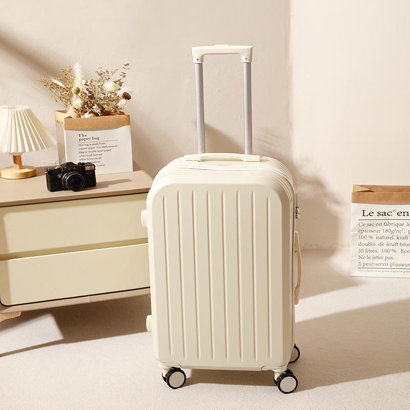 20-Inch Multifunctional Carry-On Suitcase with Logo Option - Fresh Design for Women, Students, and Men with 24-Inch Version and Combination Lock.