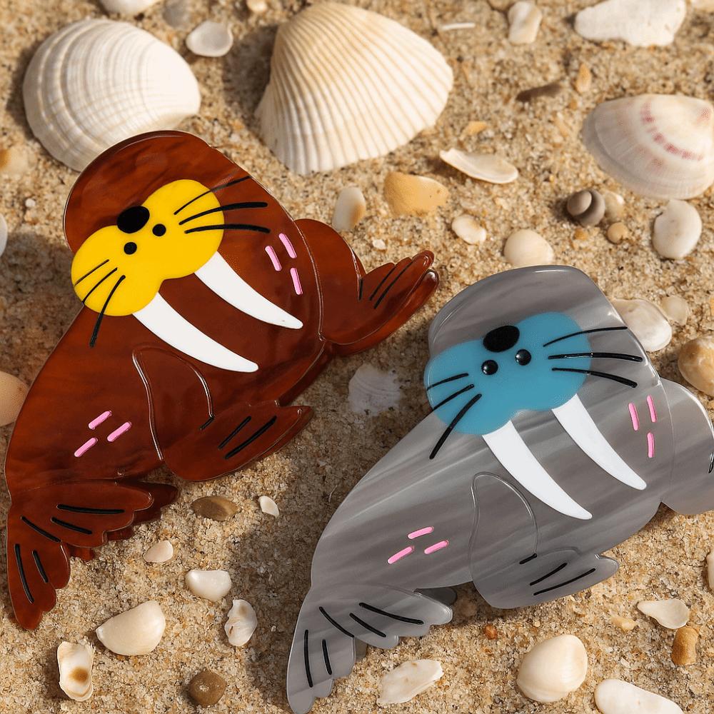 Creative Ocean Animal Hair Clip Korean Style Headwear Geometry Shark Clip  Streetwear
