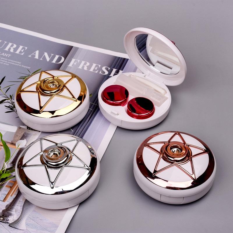 New Contact Lens Box Contact Lens Companion Box Care Box Star Diamond Series Storage Practical Portable Contact Lens Storage Box