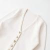 2026 Spring New European and American Cross-border Women's Fashion Long Sleeve V Tie Slim Knitted Jacket W08 2894