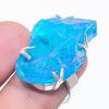 Natural Blue Titanium Quartz 925 Sterling Silver Jewelry Ring Size 7 J9Q43
