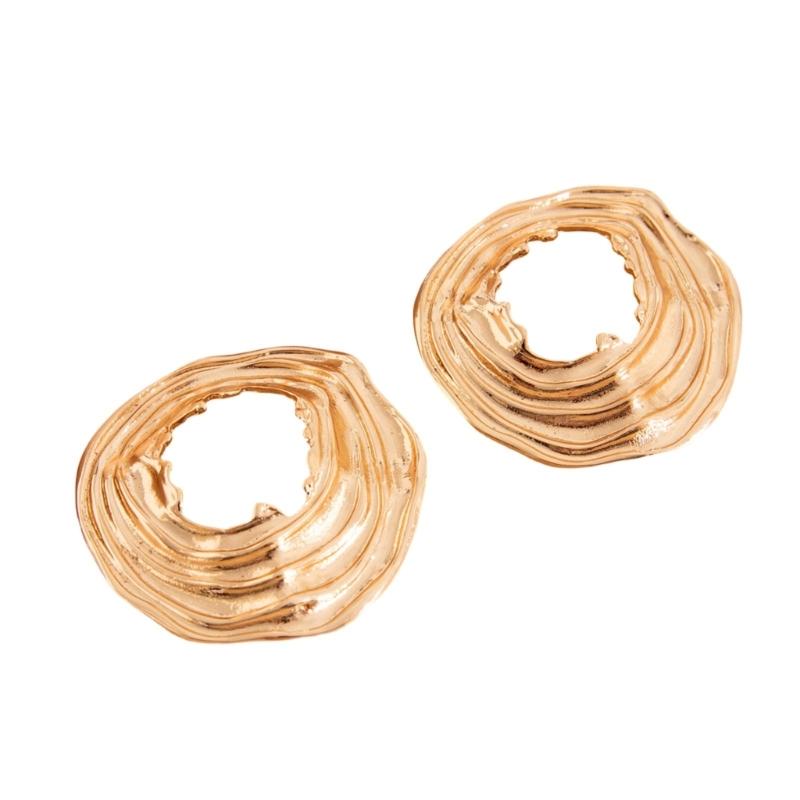 Trendy Alloy Studs Earrings with Distinctive Geometric Pattern Perfect for Women Who Love Statement Jewelry