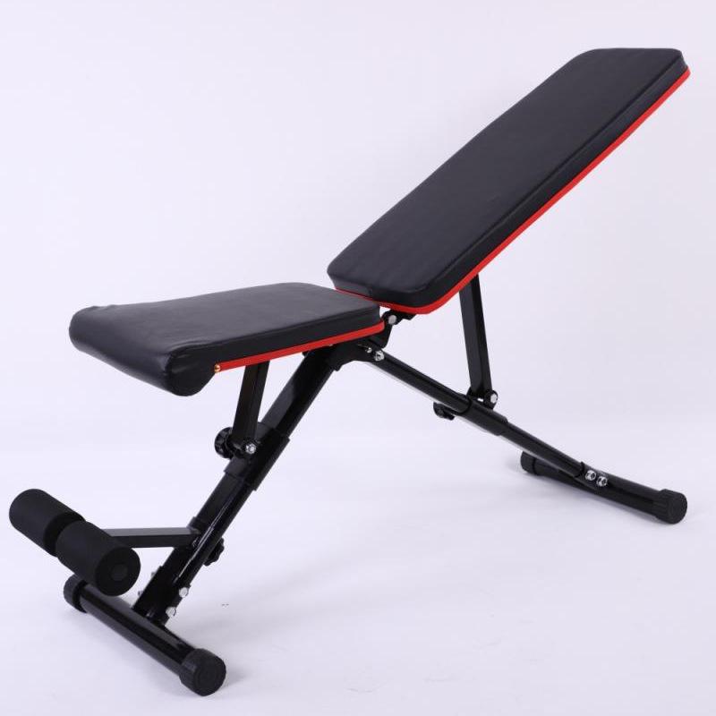 Foldable Multifunctional Dumbbell Bench Press with Fly Bird Feature - Home Fitness Equipment