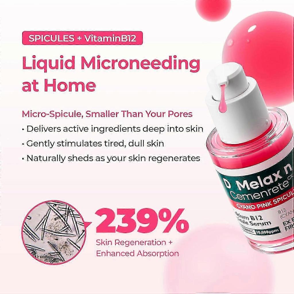 Siero Rosa Spiculato con Calcio B12, Set Cura Rassodante Anti-Z Rosa