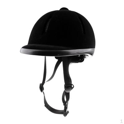 Adjustable Breathable Horse Riding Helmet Safety Velvet Equestrian