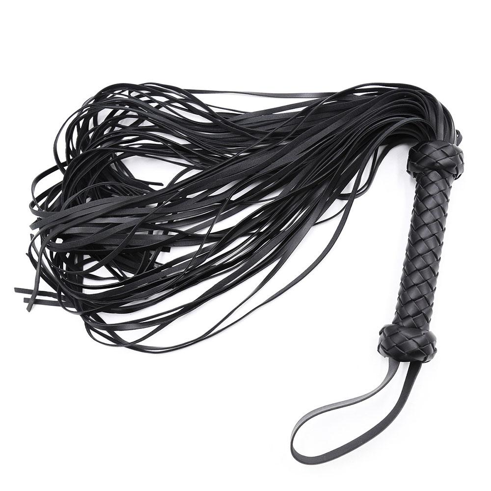 SM Kožený bič Flogger Rukoväť Výprask Pádlo Knout Flirt BDSM Hra pre dospelých Erotické sexuálne hračky pre ženy pre páry