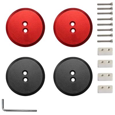 Jacking Puck Aluminum Alloy Jack Pad Adapter Bolt On Jack Points Leave In Lift Jack Pucks for Corvette C5 C6 C7 C8 for Porsche