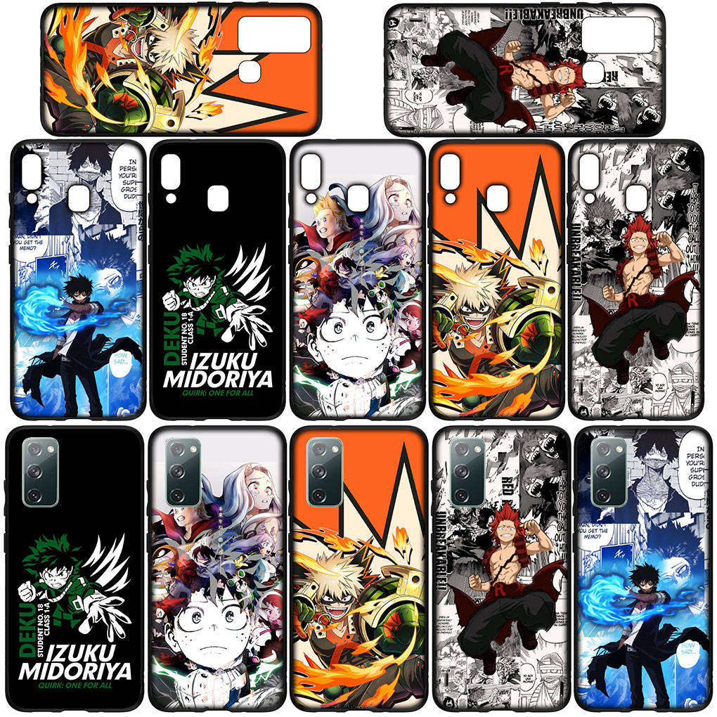 For iPhone 16 15 Xiaomi Redmi Note 14 13 12 11 Pro Max X 8 16e Samsung Galaxy S25 S24 S23 Moto OPPO Huawei My Hero Academia Midoriya Izuku Phone Case