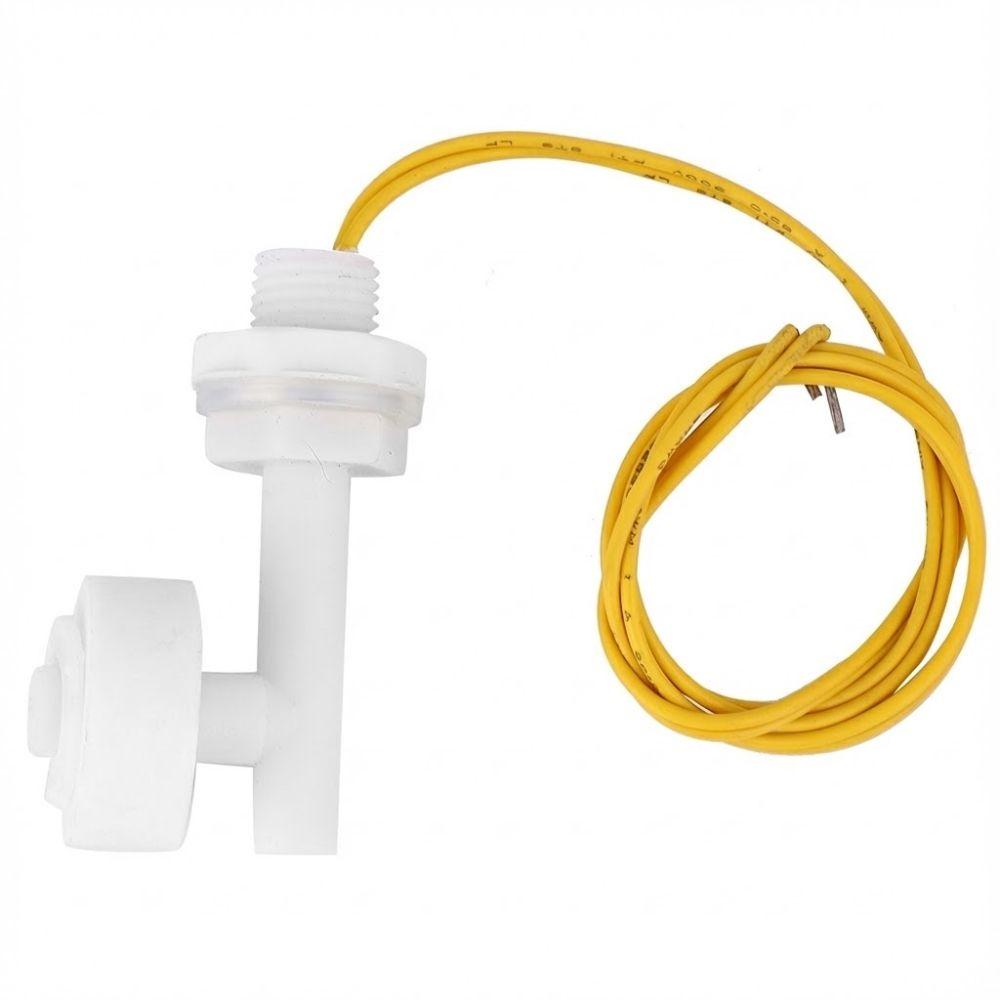 DC220V Water Level Sensor Side-mounted White PP Float Switch High Sensitivity 50W Liquid Level Controller Garden Pond