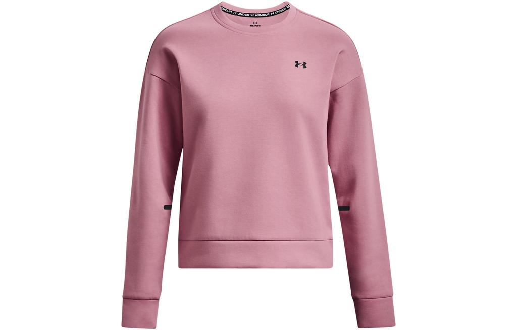 Under Armour Sweatshirts Women's Pink Crew Neck Moderate Regular 1379835-697