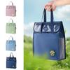 Lightweight Oxford Cloth Handbags Solid Color Student Book Shoulder Bag Canvas Tote Bags  Teenager