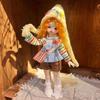 1/6 Doll Clothes Set 30cm Fashion Cute Outfits - Soft Hat+ Top+Skirt Stylish Clothing for 30cm Dolls Accessories (Only Clothes)