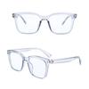 Print Transparent Black Frame Eyeglasses Korean Computer Eyewear Women Eyeglasses Fake Glasses