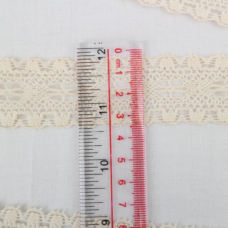 Pure Cotton Water-Soluble Cotton Thread Lace, Clothing Accessories, Woven Lace Thread Edge Decoration, Wide Lace Fringe