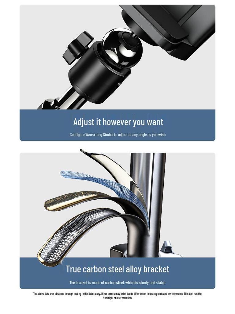 Dual-Phone Multifunctional Selfie Stick & Tripod for Live Streaming