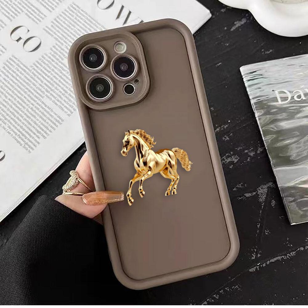 Happy Golden God Horse Phone Case For Samsung A13 A15 A16 A17 A22 A23 A25 A32 A33 A35 A51 A52 A53 A54 A55 A71 A72 Cover Case