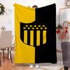 Pe?arol Football Club Emblem Blanket Outdoor Flannel Blanket for Camping, Hiking, Garden Parties, Picnic Essentials,gift for family and friends
