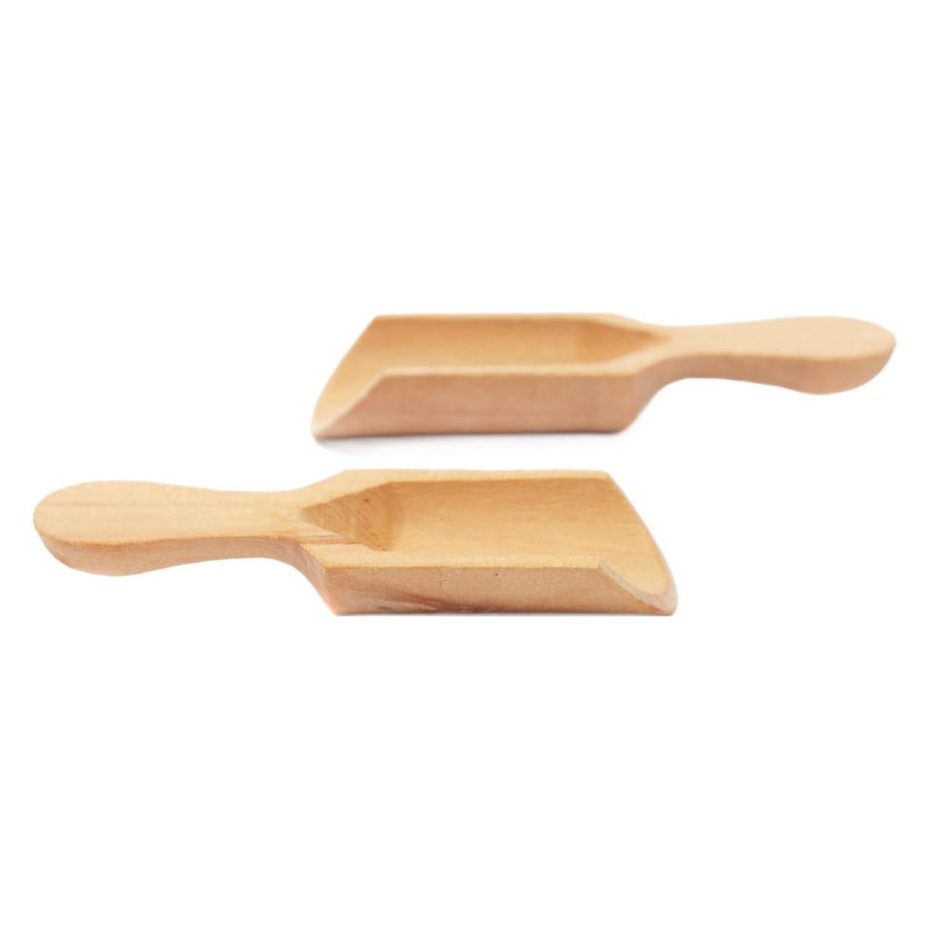1/5PCS Small Wooden Spoon Creative Dessert Salt Spoon Children Milk Powder Measuring Spoon Wooden Cucchiaio Kitchen Accessories