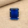 Ručne vyrobený šperkový prsteň Pretty Blue Sapphire Gemstone 925 Sterling Silver pre ňu