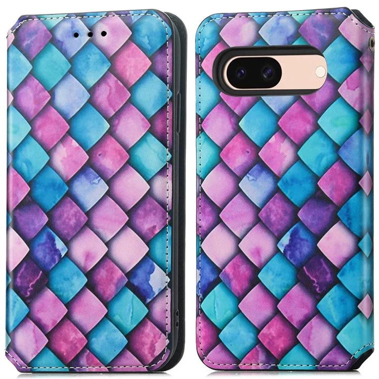 

CASENEO 001 Series for Google Pixel 8a Cell Phone Case Pattern RFID Blocking Cover