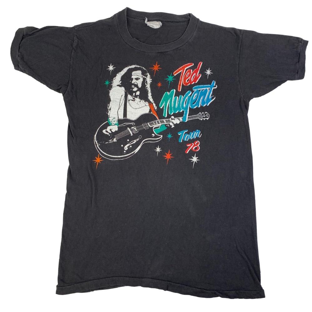 Vintage Ted Nugent Tour 78 TShirt Full Sizes S4XL For Fan Gifts NZ1513 XXL