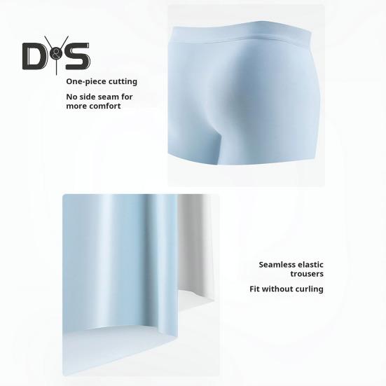 Herr Issidens Boxerkalsonger Medellång Ridning Bred Midja Ultratunna Issidens Shorts Enfärgade U-konvexa Trosor