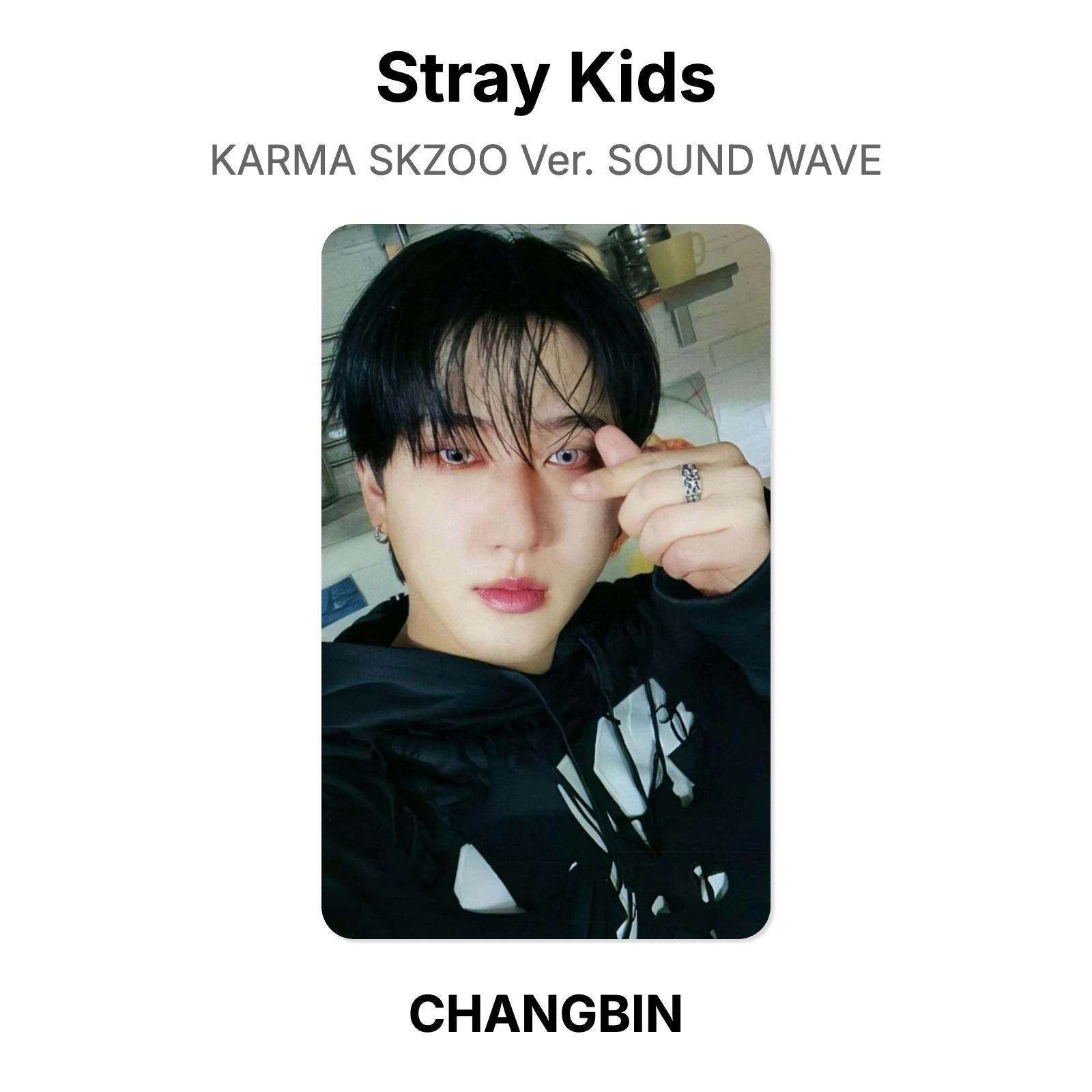 Stray Kids KARMA SKZOO Ver. SOUND WAVE Official Photocard CHANGBIN
