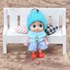 6 Stück Kleine Puppen Spielzeug Mädchen Mode Puppenhaus Puppen Prinzessin Niedlich Weicher Plüschrock Puppe Handy Anhänger Dekoration Geschenk