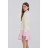 Goxo Smile Heart Double Collar Knit