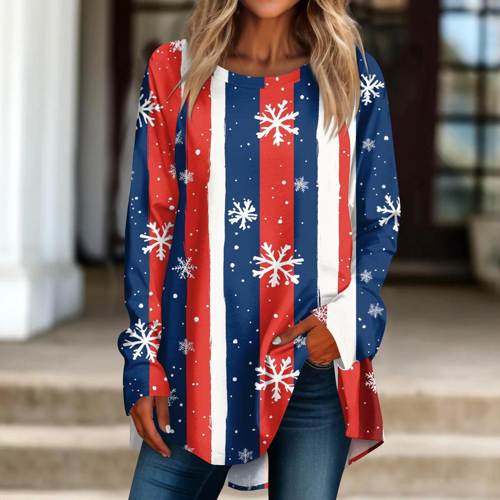 

Женская повседневная футболка больших размеров с длинными рукавами и круглым принтом, верхний пуловер XXL