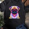 Colorful Pop Art Pug Shirt - Dog Lover Gift