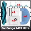 Compatible for Conga 2499 Ultra Replacement Main Side Brush HEPA Filter Mop Pad Dust Bags Spare Parts Accessories