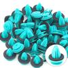 100-20PCS Auto Door Panel Clip with Seal Ring Auto Fastener Rivet Bumper Clip Retainer Car Interior Retaining Accessories