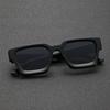 Retro Black Millionaire Shades Luxury Sunglasses  For Men Designer Famous Brand Square Sun Glasses Man Women Sunglass