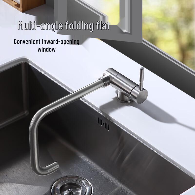 Submarine L3051 Foldable Stainless Steel Kitchen Faucet