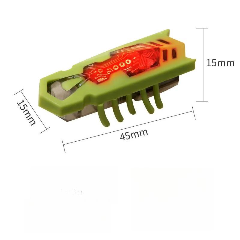 Funny Electric Bugs Cat Toy Automatic Escape Mini Robot Bug Vibration Insect Toys for Cats Battery Operated Cockroach Ladybug