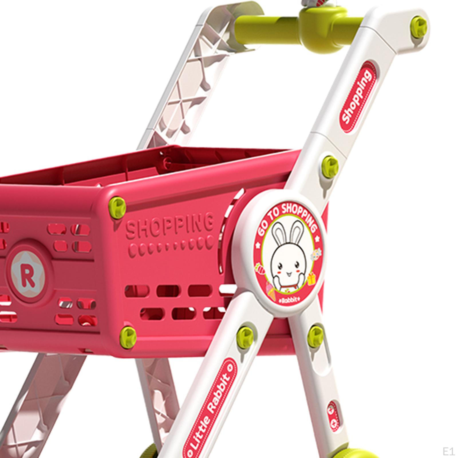 Детская игрушечная тележка для покупок — фото 4