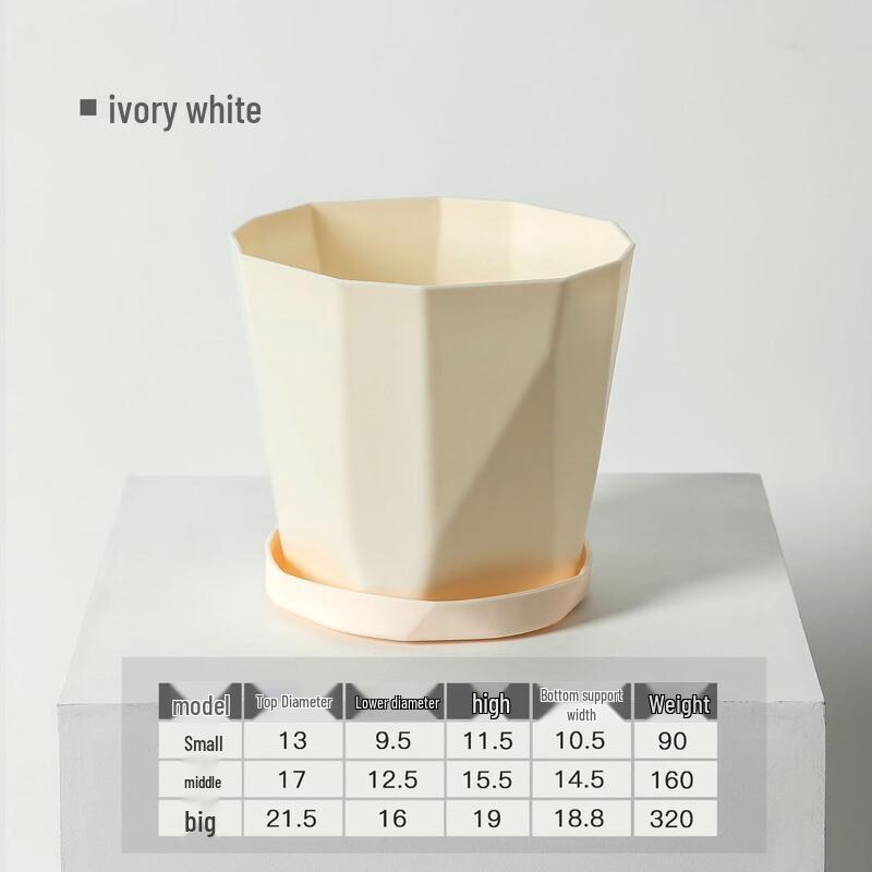 Nordic Style Plastic Succulent Planter