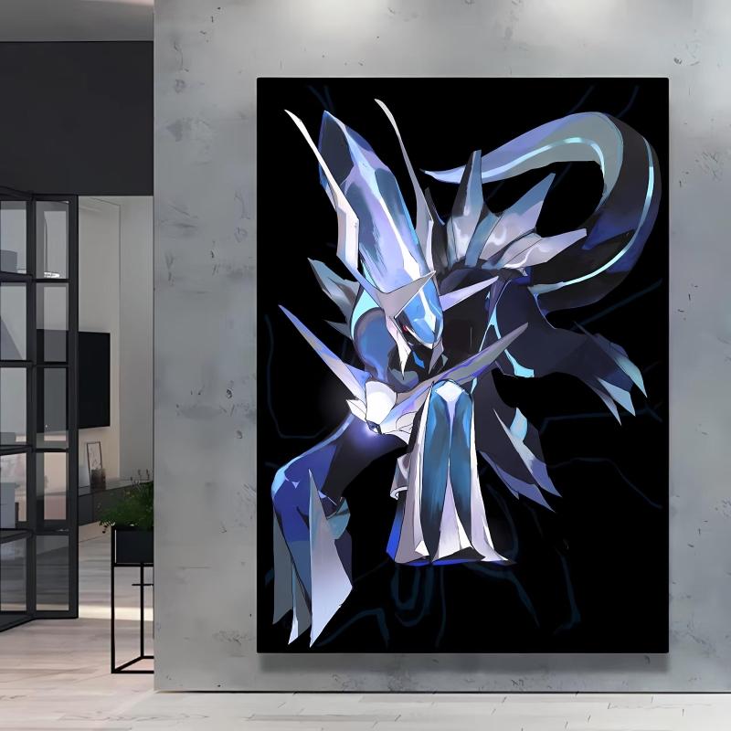 Classic Anime Character Pictures Pokemon Arceus Canvas Painting Wall Art Poster Home Children's Bedroom Decor Friends Gifts