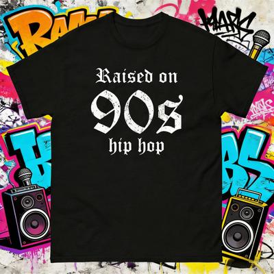 2025 Summer 90s Hip Hop Shirt – Vintage Rap Music Breathable Tee Cotton Printed Breathable Leisure Adults and Children T-shirt