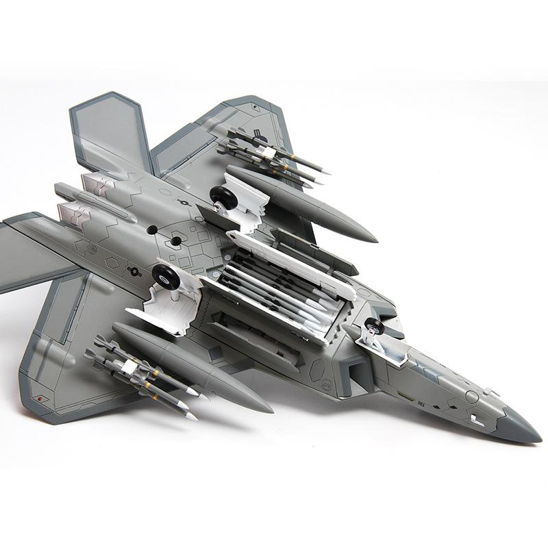 1/72 Scale Military Model Toys For US Army F-22 F22 Raptor Fighter USA Army Air Force Diecast Metal Plane Model Toy