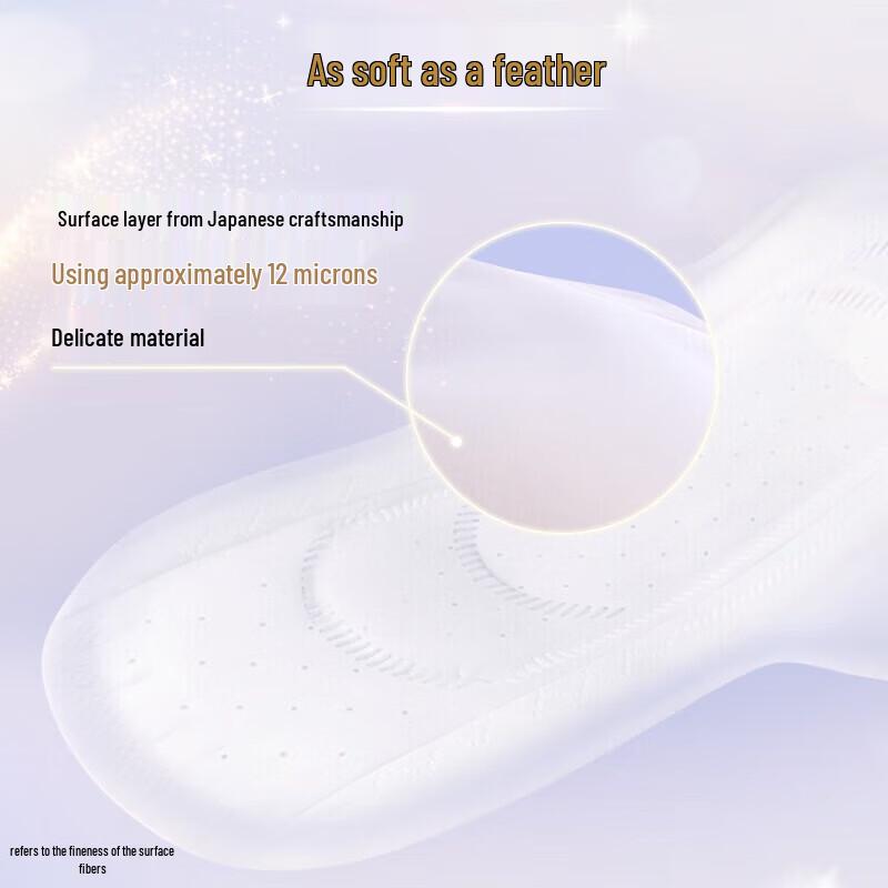 Kao Laurier Zero-Touch Feather-Feel Ultra-Thin Night Sanitary Pads