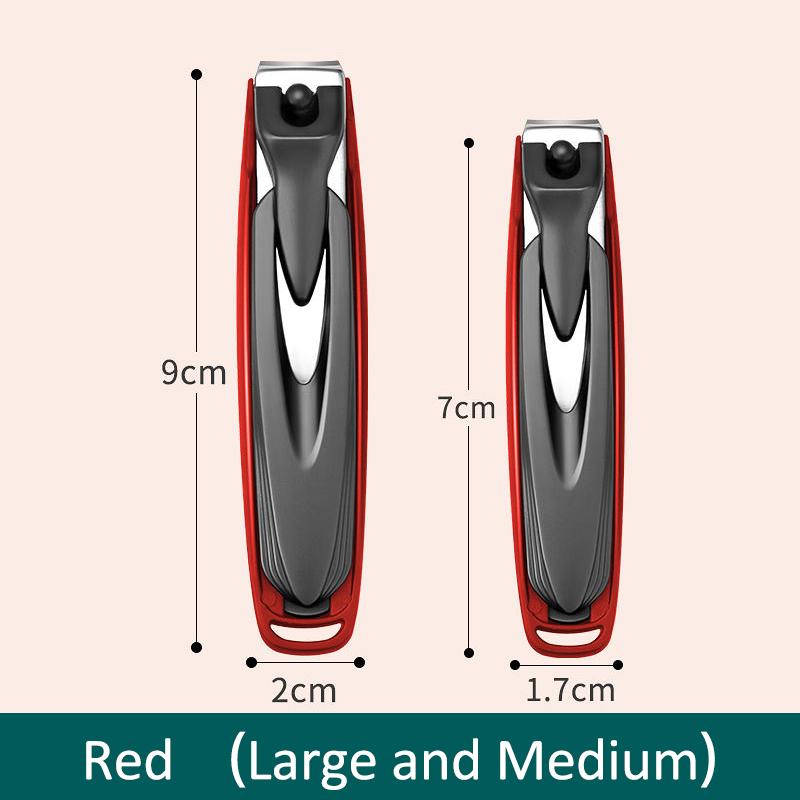 Tagliaunghie colorate Tagliaunghie antispruzzo Design staccabile Tagliaunghie Strumento per unghie manicure in acciaio inossidabile